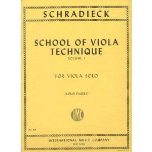 Schradieck - School of Viola Technics Edited by Pagels Published by International Music Company..